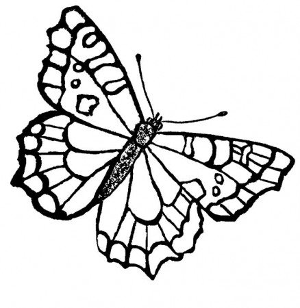 single-butterfly-coloring-pages: single-butterfly-coloring-pages 