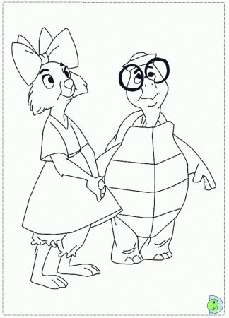 robin hood maid marian Colouring Pages
