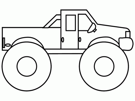 Monster Truck Coloring Book Pages TruckTough