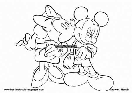 Minnie Mouse Coloring Pages To Print - Free Coloring Pages For 