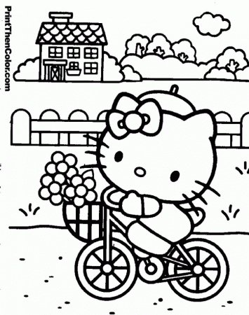 Hello Kitty Online Coloring Pages | 99coloring.com