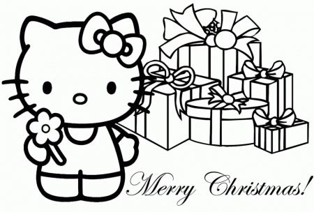 Hello Kitty Coloring Pages To Color Online Cartoon Characters 