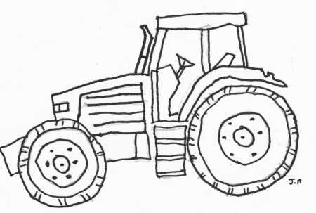 Tractor Coloring Pages For Kids Printable
