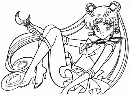Sailor Moon Coloring Pages - Free Coloring Pages For KidsFree 