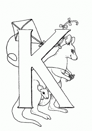 Alphabet Coloring Pages for Kids- Free Printable Coloring Pages