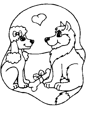 Dogs Dog18 Animals Coloring Pages & Coloring Book