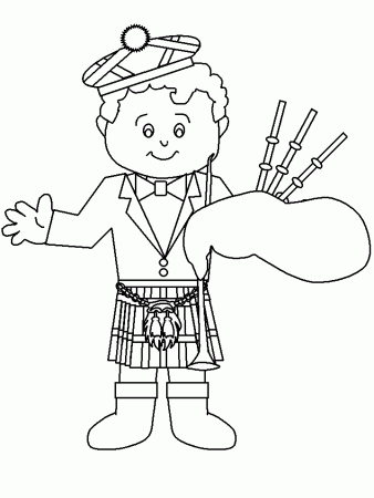 Great Britain Map Coloring Page