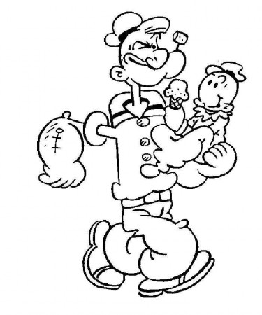 Popeye Coloring Pages