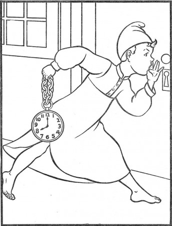 wee willy winky Colouring Pages