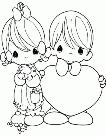Valentine Coloring Pages (1) - Coloring Kids