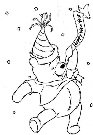 New Year's Eve / Day Coloring Pages - part II