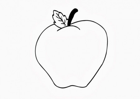 Apple Coloring Page Printable Free Coloring Pages For Kids 237255 