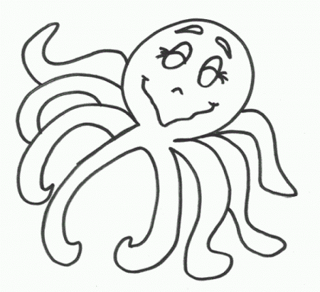 Coloring Pages Octopus - Kids Colouring Pages