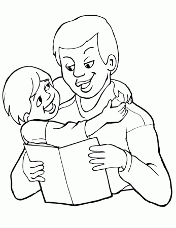 Fathers Day Coloring Pages (4) - Coloring Kids