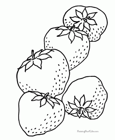healthy kid Colouring Pages