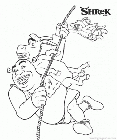 shrek 3 Colouring Pages (page 2)