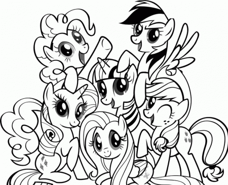 Twilight Sparkle My Little Pony Coloring Pages - Disney Coloring 