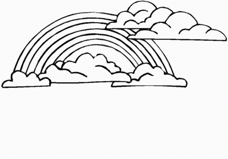 Cloud As A Cartoon Coloring Page Coloring Pages Of Various 166963 