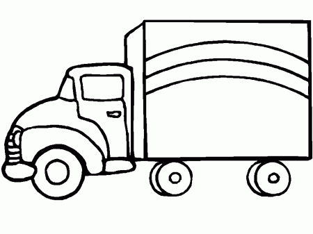 Coloring pictures of trucks