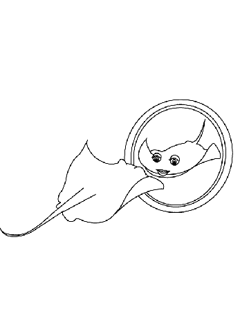 Coloring Pages - Stingray