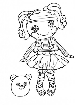 Lalaloopsy Coloring Pages for Kids- Printable Coloring Sheets