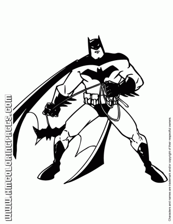 Free Printable Batman Coloring Pages | H & M Coloring Pages