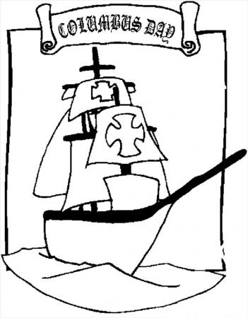 Columbus Day Coloring Book 2014, Columbus Day Coloring Pages 