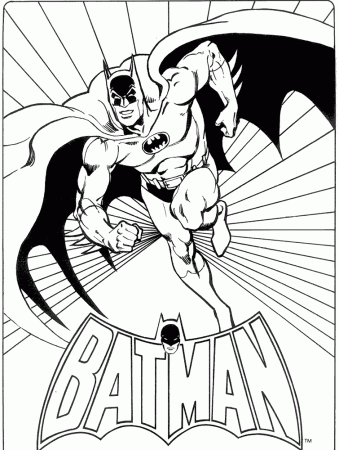 Best Free Superhero Coloring Pages - Superhero Coloring Pages
