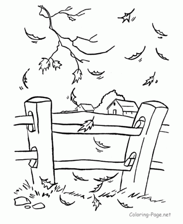 Fall Coloring Book Pages – Fall leaves Fall Coloring Pages To 
