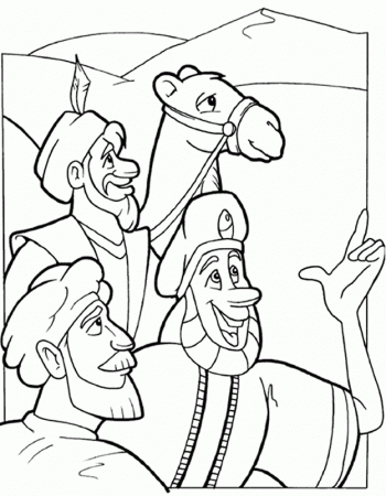 The Wise Men | Coloring Page