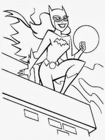 The Girl Superhero Coloring Pages To Encourage The Coloring 160060 