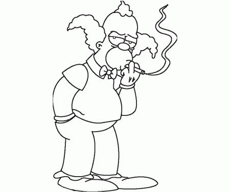 12 The Simpsons Coloring Page