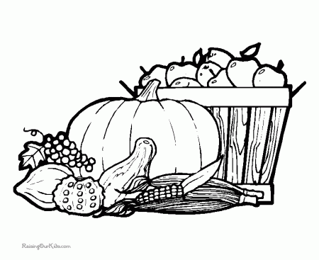 Thanksgiving Coloring Pages 022
