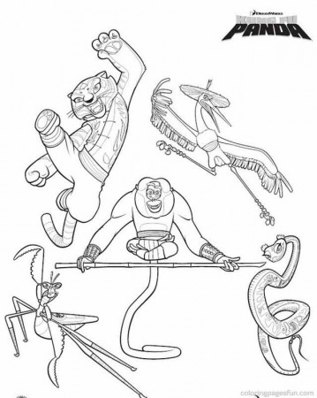 Kung Fu Panda Coloring Pages 9 | Free Printable Coloring Pages 