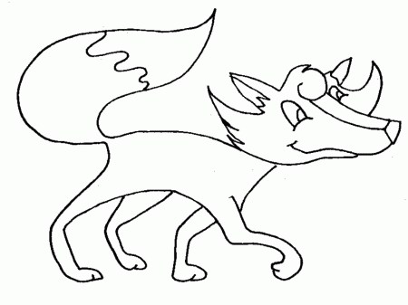 Fox Colouring Pages- PC Based Colouring Software, thousands of 
