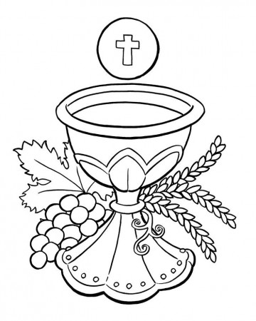 First Communion Chalice and Host | first communion