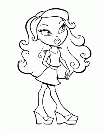 Baby Bratz Coloring Pages Coloring Book Area Best Source For 