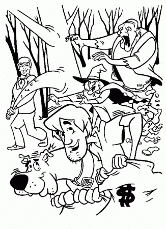 Scooby-Doo gang Colouring Pages (page 2)