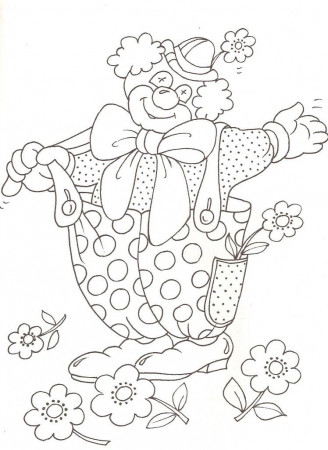 Clown Coloring Pages for Kids- Free Coloring Sheets to download
