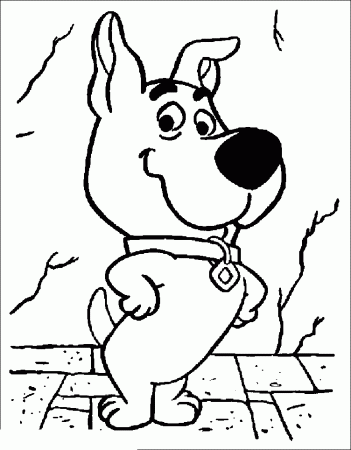 The Little scooby doo coloring pages | Coloring Pages