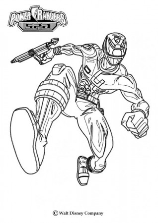 POWER RANGERS coloring pages - Attack!