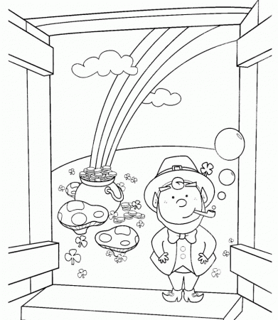 Smoked St. Patrick's Day Coloring Pages - Kids Colouring Pages