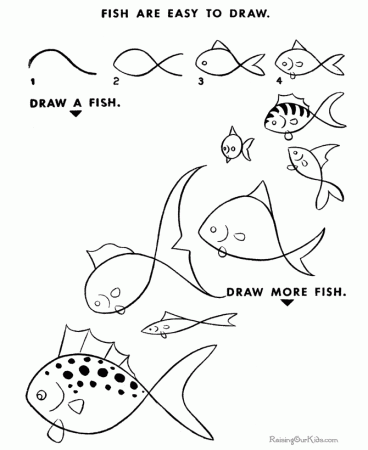 How to draw fish 010