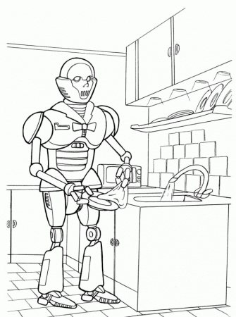 Robots Coloring Pages Robots That Are Currently In Use To Help 