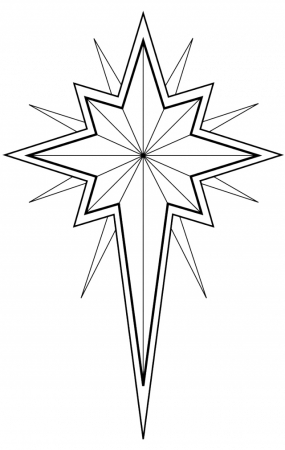 Christmas Star Coloring Pages Coloring Book Area Best Source For 
