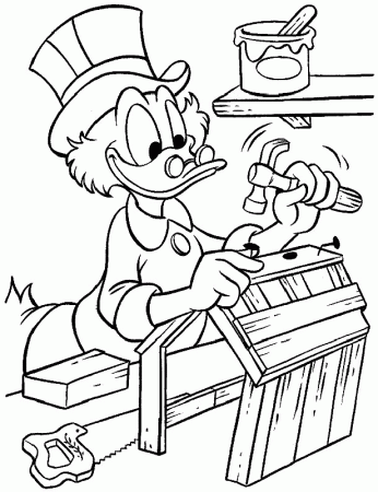 Donald Duck Coloring Pages 9 | Free Printable Coloring Pages 