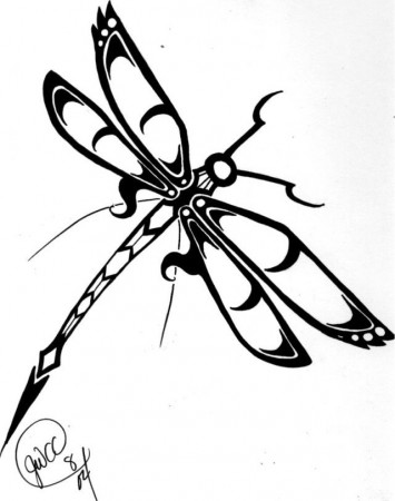 Dragonfly Coloring Pages Free For Kids | Laptopezine.