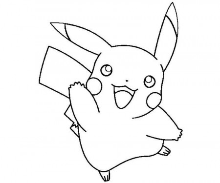 Pikachu 3 Coloring | Crafty Teenager