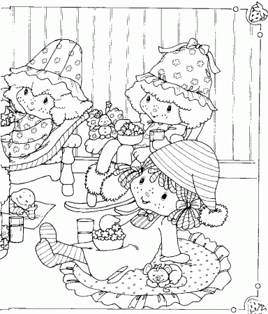 Strawberry Shortcake Coloring Book - Slumber Party @ Toy-Addict.com
