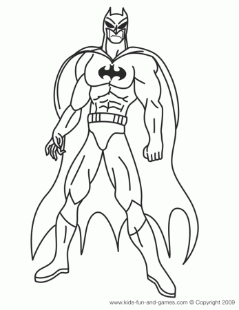 Batman Coloring Page | Coloring Pages